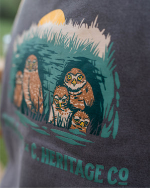 Save Our Burrowing Owls, Wilder Institute X C. Heritage Co - Crewneck Sweater