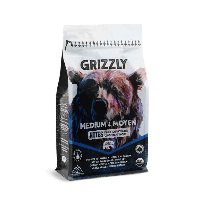 "Grizzly" Organic Coffee - Canadian Heritage Roasting Co.
